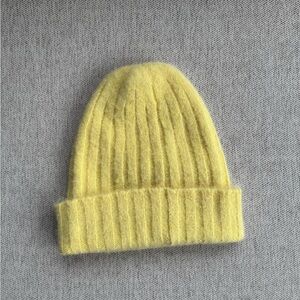 Everlane Alpaca Beanie - Raffia / Yellow